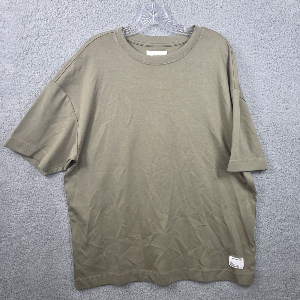 Reserved Supply Mens Oversized T-Shirt Short Sleeve Coordinate Patch Size M